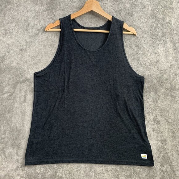 Vuori Shirt Mens Small Gray Strato Tech Tank Top V173 Athletic Sleeveless Gym - Picture 1 of 8